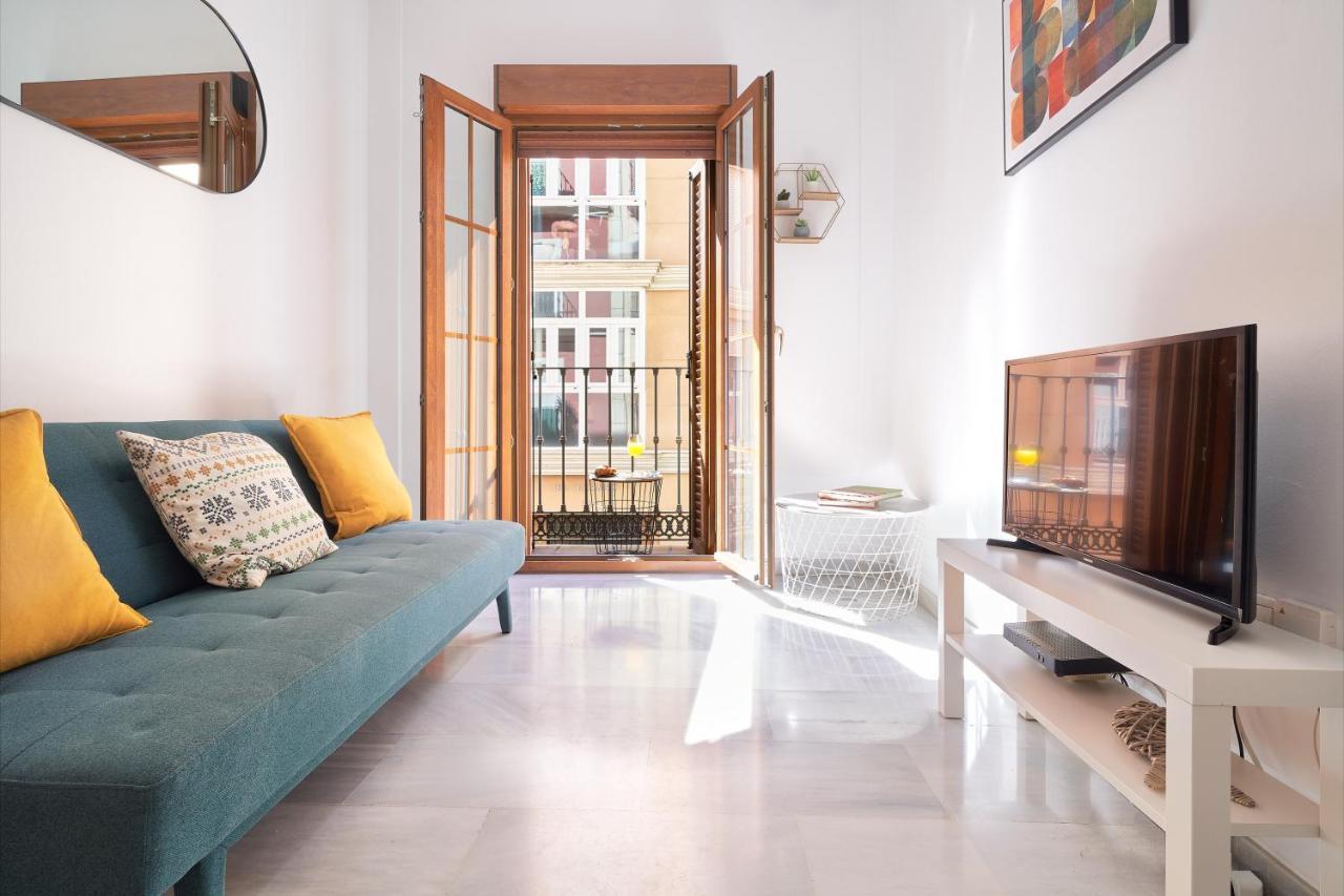 Apartamento En El Centro, Tranquilo Y Luminoso Málaga Exteriör bild